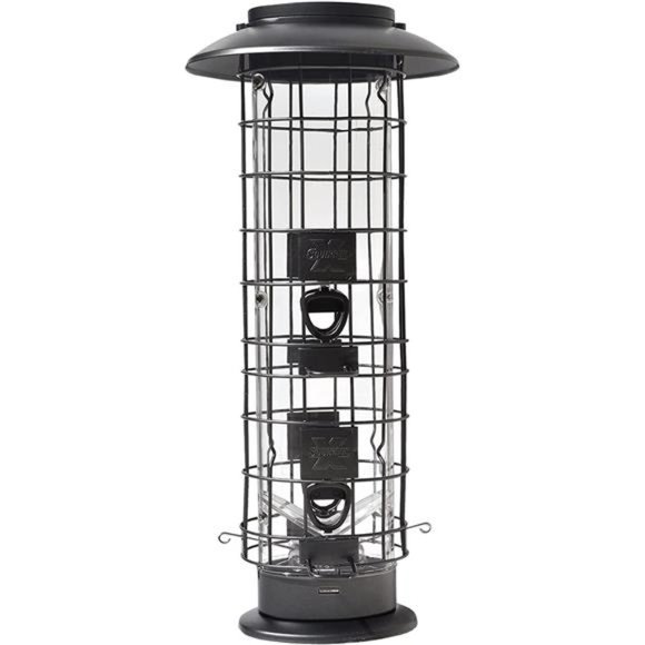 Squirrel-X X4 Squirrel Resistant Bird Feeder, 4 Spring Loaded Perches, 1.5 lb - Picture 3 of 5